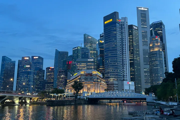 Blue hour of Downtown