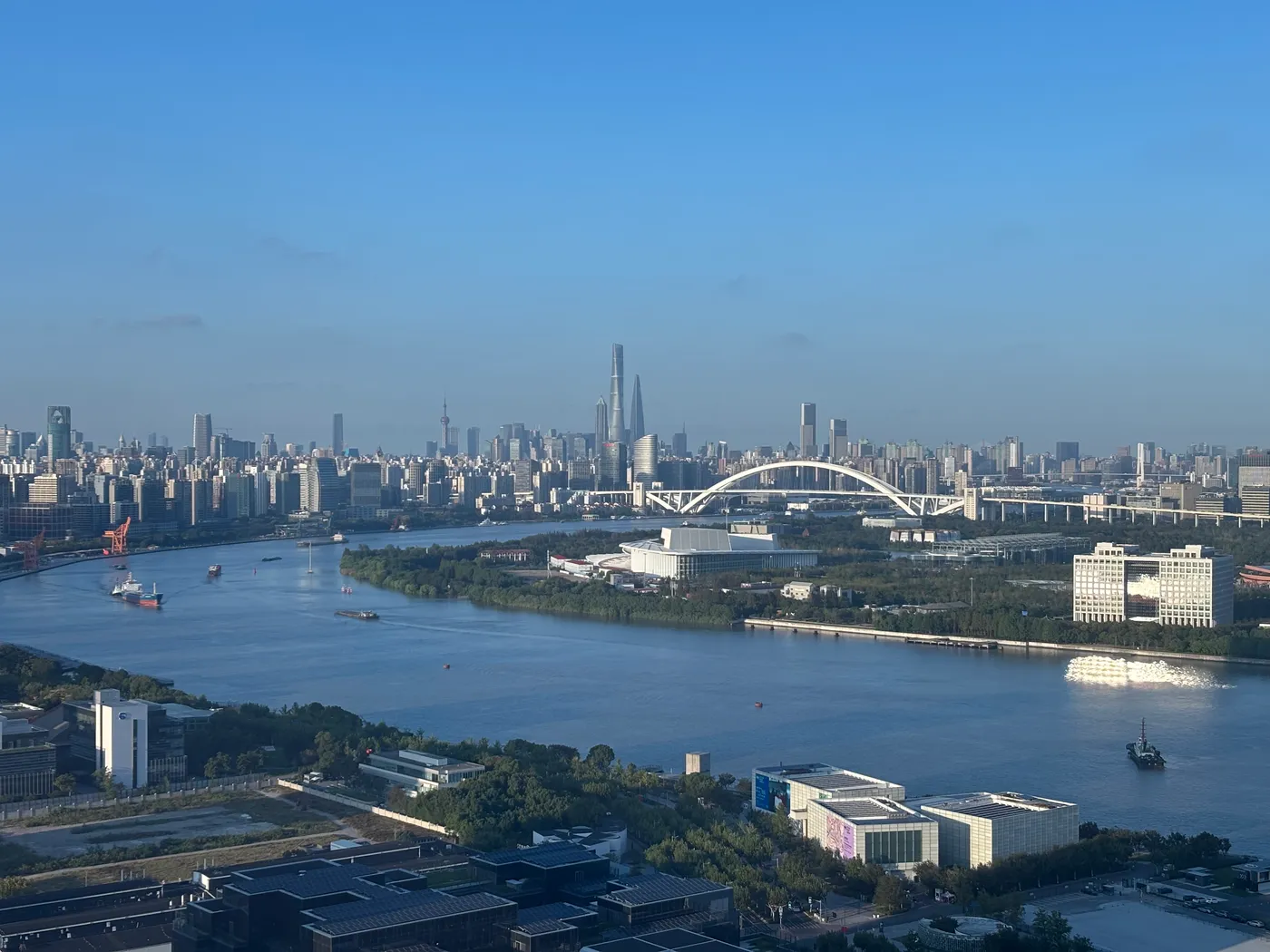 View from Shanghai AI Tower, Xuhui District